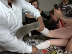 Bondage sadomaso, Bizzarro, Bondage, Dominazione, Gruppo, Hardcore, Ragazza, Guardone