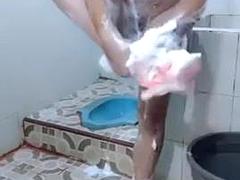 Amatør, Babe, Par, Hårdt, Indonesisk, Bad, Bryster