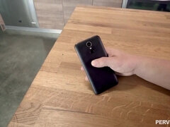 Helena Price is wearing glasses while sucking dick and spreading her legs wide to get banged