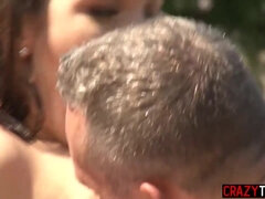 Braunhaarige, Schwanz, Hardcore, Hd, Rotschopf, Titten