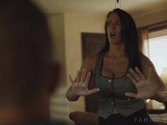 Amerikansk, Store bryster, Sort, Pik sutte, Utro, Kysse, Spanking, Kone