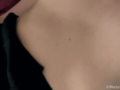 Brunette, Kvinde, Behåret, Hd, Lingerie, Solo, Tatovering, Bryster