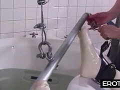 Tekintélyes didik, Kugár, Ondó fröcskölés, Hd, Hatalmas, Érett koros, Fájdalom, Begyek