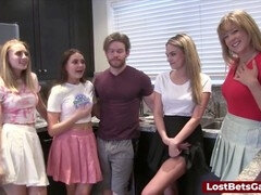 Game sex, swimming naked, small tits