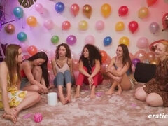 Wild German Sex Party - Truth or Dare Game Turns Into Lesbian Orgy