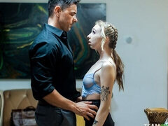 18, 엉덩이, 큰 음경, 금발의, 오랄섹스, 자연의 가슴, 조그마한, 청소년