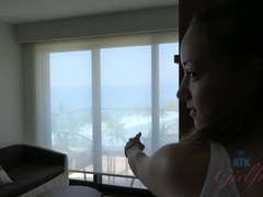 Cuarto de baño, Negro, Morena, Perforación, Coño, Fumando, Alto, Tetas