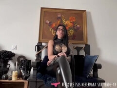 흑갈색 머리, 지배, 여자 지배, Hd, 힐, 남편, 수음, 노예