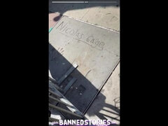 Enthousiasteling, Lul, Fetisj, Hd, Buiten, Gezichtspunt, Alleen, Tiener