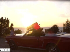 茶髪の, 大学生, 口内発射, イマラチオ, 手コキする, Hd, アウトドア, オマンコ