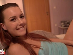 Obciąganie, Wytrysk, Lizanie, Punkt widzenia, Cipka, Rudowłosa, Nastolatki, Cycki