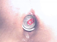 Anal butt plug with bottle