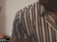 Curvy Big Ass Blonde Takes BBC of Jax slayher - erotic interracial hardcore