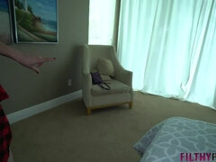 Blasen, Schwanz, Milf, Mutti, Strumpfhose, Pov, Rau, Taboo