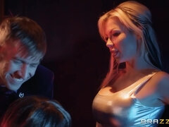 The Go-Go Heist Ho - blonde babe Barbie Sins ass dicked by Danny D