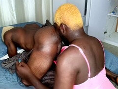 아마추어, 엉덩이, 큰 엉덩이, 큰 음경, 흑인, 오랄섹스, 게이, 항문을 햝는 행위