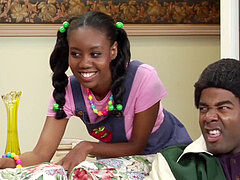 Duży kutas, Czarny, Obciąganie, Wytrysk