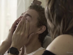 Mačiatko, Brunetka, Vysokoškoláčka, Priateľka, Prirodzené prsia, Piercing, Pička, Natvrdo