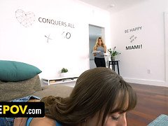 Gros seins, Sucer une bite, Queue, Hd, Cuisine, Maman, Pov, Tabou