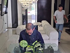 I MAKE AN AGREEMENT WITH MY STEPSON TO FUCK MY WIFE SO HE WONT RAT ME OUT TO MY TRANSSEXUAL GIRLFRIEND