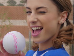 Baseball babe banging