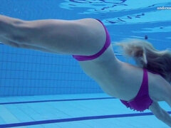 Elena's nudist action by Underwater Show