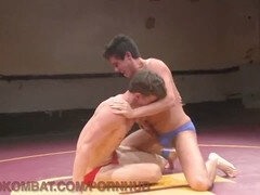 Naked combat, gay wrestling submission, wrestling bondage