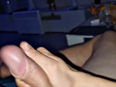Hot sudden fucking of a straight guy in the ass and a lot of cum from pleasure!