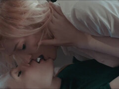 금발의, 미친, 페티쉬, Hd, 레즈비언, 랑제리, 팬티호스, 빨간 머리