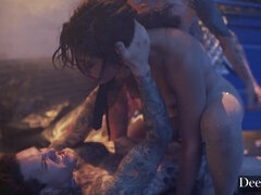 Cumizás, Gesztenyebarna, Mélytorok, Kutya póz, Arcra élvezés, Két férfi egy nő, Nuni, Hármas