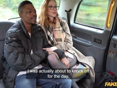 Stor kukk, Svart, Kukk suging, Bil, Pikk, Briller, Realitet, Rødtopp