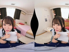 Experience the ultimate VR experience: Big booty Asian babe gets a creampie in VR