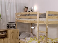 Eveline Dellai is thin, lean, and ready to fuck around