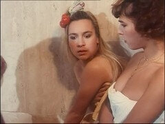 Epic antique orgy with Rocco Siffredi's massive cock pounding and filling beautiful MILFs