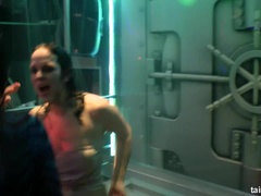 Fekete, Szőke, Ruhában, Édes, Táncolás, Fajok közötti, Zuhanyozó, Swingers