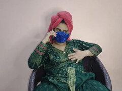 Hot Desi Bhabi Fingering Her Tight Pussy - Hindi Dirty Talk & Moaning