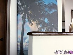 Blondi, Ruskeahiuksinen, Lesbo, Selkäsauna, Pillu, Ajeltu, Tissit, Märkä