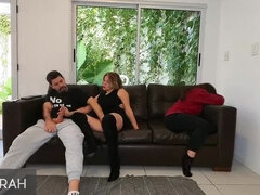 Hot Latina MILF Zarah Fucks Sister's Husband in Secret - Cheating Creampie Action!