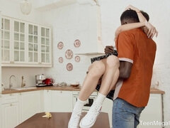 Noire, Brunette brune, Tir de sperme, Queue, Hard, Interracial, Cuisine, Lingerie