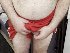 ジム, 毛深い, 手コキする, 熟年, 一人