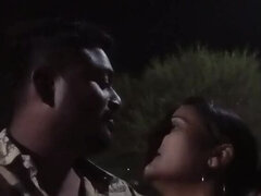 Desi Girl Cheats on Boyfriend with Outdoor Night Fuck - Hot Indian Bhabhi in Rough Doggy Style