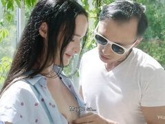 Culo, Pompino, Brunetta, Da dietro, Toccando, Sega, Baciando, Magra