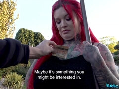 Fat bitch Sabien DeMonia rides hard cock like a cheap whore