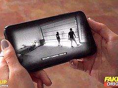 Anal sex orgasms for 18 year old home alone latina teen with hot natural sexy body as she outwits two idiot robbers with thick cocks for a dirty three