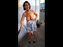 Amateur, Européenne, Exhib, Français, Talons, Mature, Seins naturels, Public