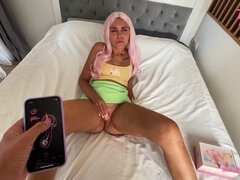 Amatööri, Nainen, Itsetyydytys, Orgasmi, Tissit, Lelut