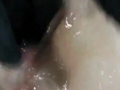 Enthousiasteling, Vrouw, Handschoenen, Masturbatie, Kut duiken, Alleen