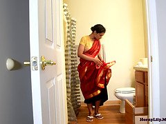 Hot maid in Tamil roleplays taking anal from boss and English subs