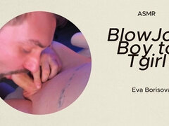 Amateur, Gros seins, Sucer une bite, Couple, Éjaculer dans la bouche, Transsexuelle, Tatouage