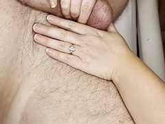Amatör, Stor kuk, Par, Sperma shot, Femdom, Fingering, Handjobb, Fru